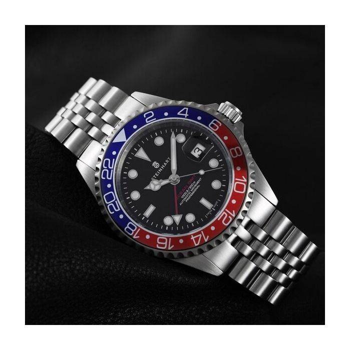 Steinhart Ocean One GMT BLUE-RED.2 Taucheruhr Lagerräumung