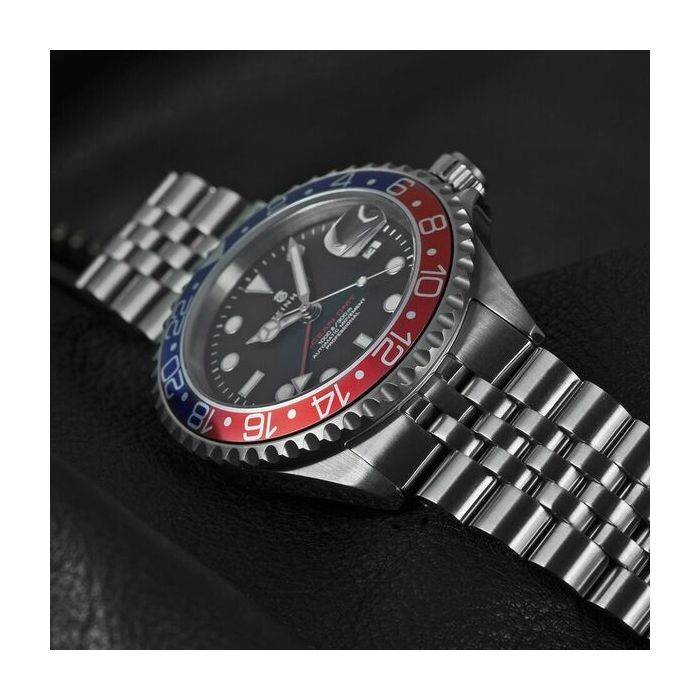 Steinhart Ocean One GMT BLUE-RED.2 Taucheruhr Lagerräumung
