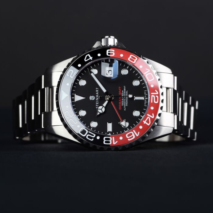 Steinhart Ocean 39 GMT BLACK-RED Ceramic Taucheruhr Exklusive Angebote