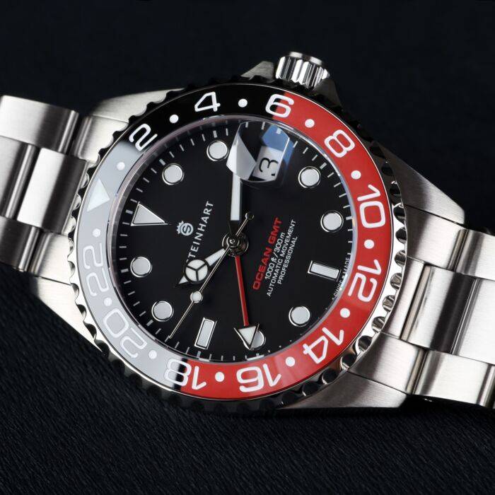 Steinhart Ocean 39 GMT BLACK-RED Ceramic Taucheruhr Exklusive Angebote