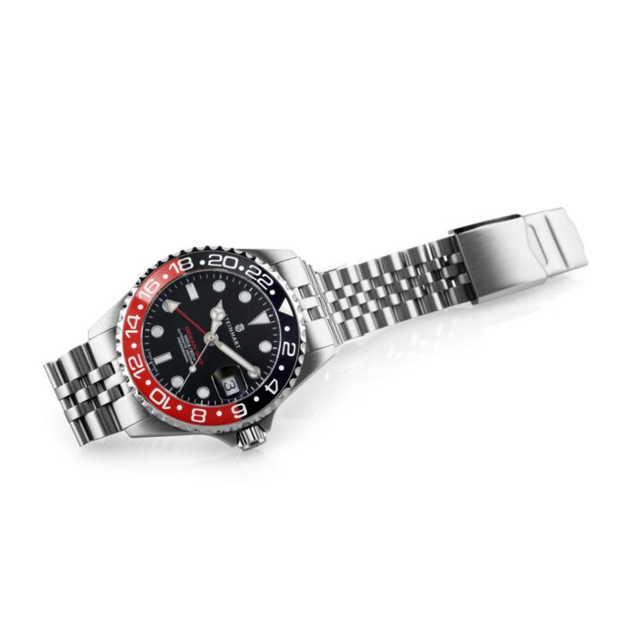 Steinhart Ocean 39 GMT.2 BLACK-RED Ceramic Taucheruhr Große Rabatte