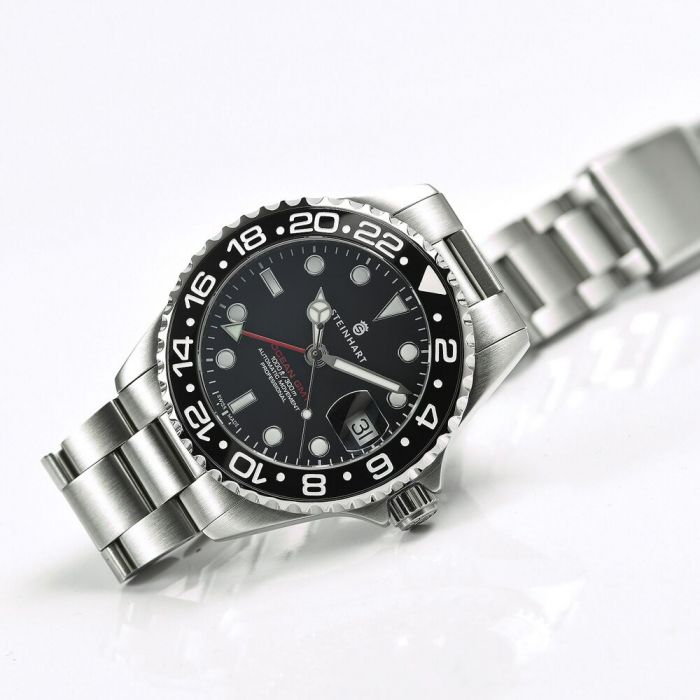 Steinhart Ocean 39 GMT BLACK Ceramic Taucheruhr Bestseller
