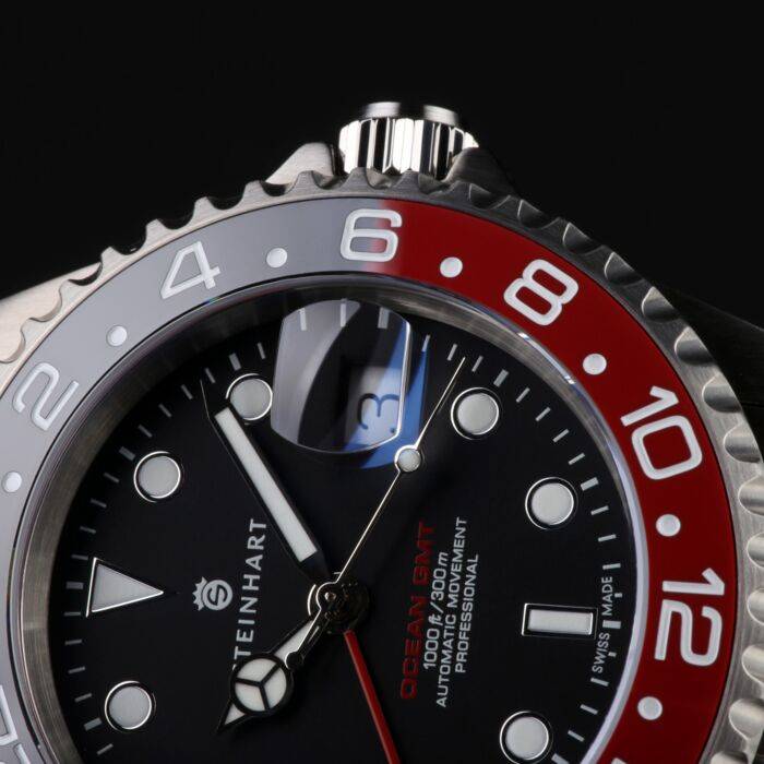 Steinhart Ocean One GMT BLACK-RED Ceramic Taucheruhr Tägliche Deals