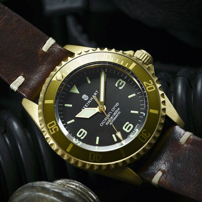 Steinhart Ocean One Bronze LIGHT-BROWN Taucheruhr Letzter Tag
