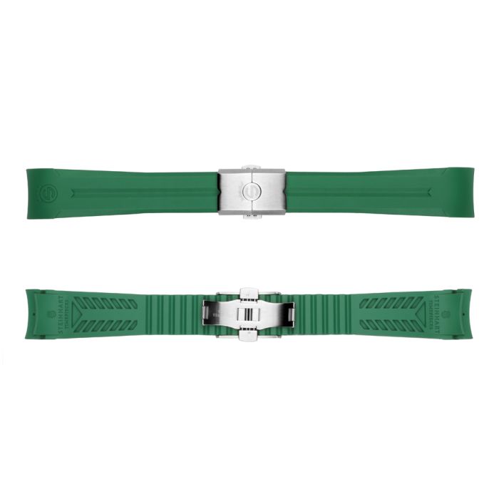 Steinhart Kautschukband grün 20x16 mm für Ocean 39 mit Schließe Stahl Letzte 3 Tage