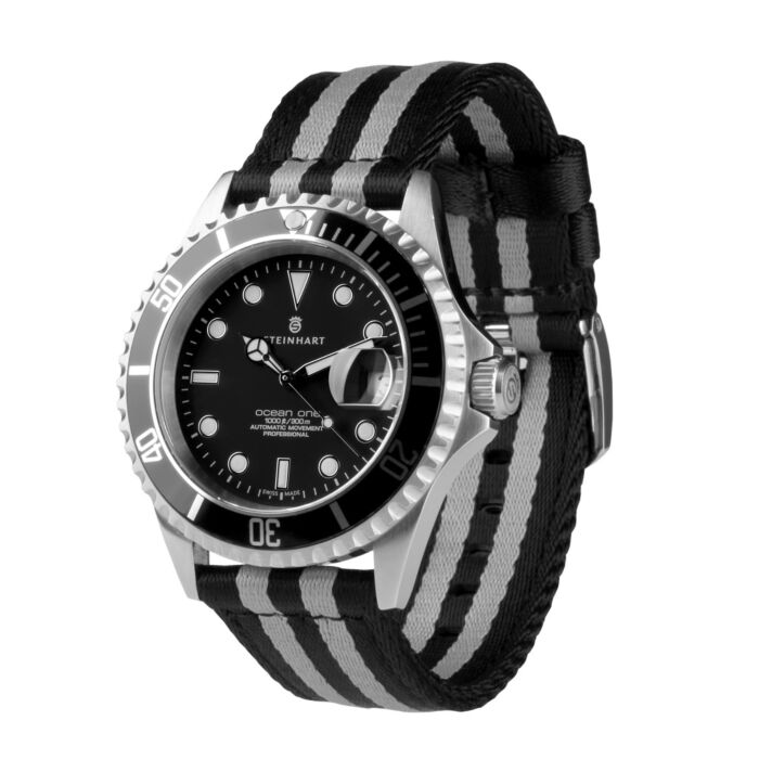 Steinhart Natoband schwarz/grau Muttertagsangebot