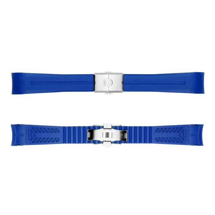 Steinhart Kautschukband blau 22x18 mm für Ocean 42 und Ocean 44 mit Schließe Stahl Tägliche Deals
