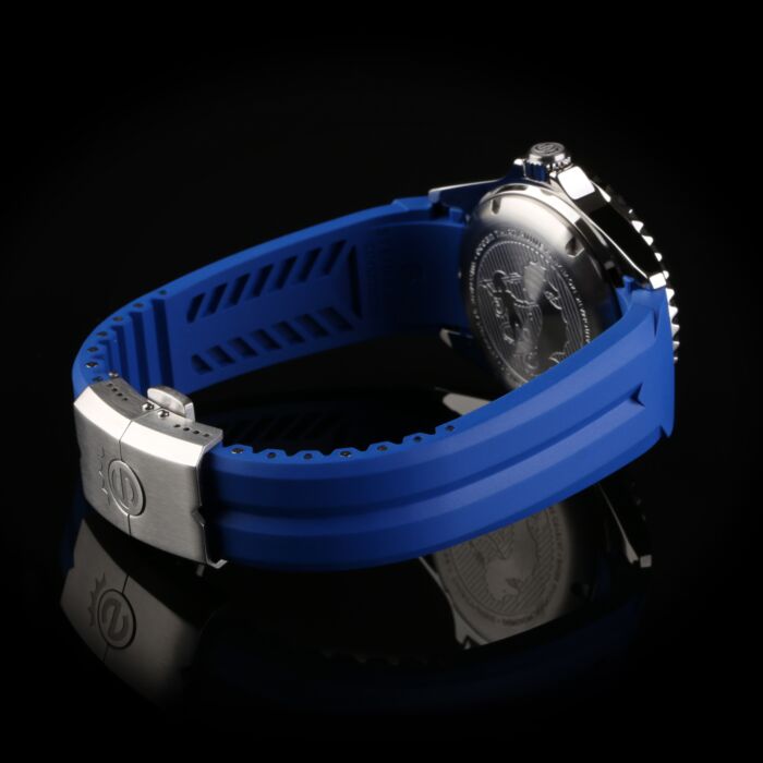 Steinhart Kautschukband blau 22x18 mm für Ocean 42 und Ocean 44 mit Schließe Stahl Tägliche Deals